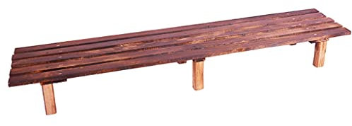 Set di fioriere e accessori in legno, fioriera da balcone da giardino con panchina, supporto per vasi per piante grasse, grande capacità, design multi-formato
