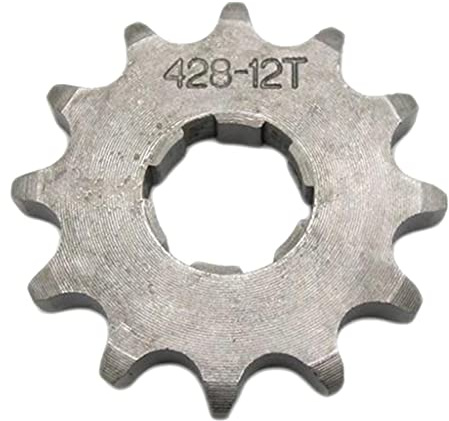 12T Denti 20mm 428 Catena Pignone Anteriore Cog Pit Quad Dirt Bike ATV Buggy