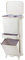 Warmiehomy Dry and Wet Separation Trash Can, Vertical Waste Separation System with Wheels, Recycling Pedal Bin for Kitchen Waste with Large Recycle Compartments, 42L Rubbish Trash Garbage Can (42L)