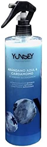 YUNSEY PROFESSIONAL Spray Bifásico Nutritivo Instantáneo Aroma Arándano/Cardamomo Cuidado Cabello, 500 ml
