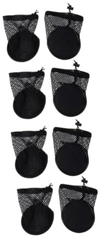Happyyami 8pcs Ball Storage Bag Mesh Drawstring Golf Bag Tennis Ball Carrying Holder Easy Storage