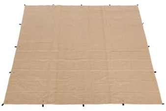 CanvasCamp All Purpose Canvas Sonnensegel Quadratisch 3x3m Wasserdicht Mit Ösen - Segeltuch Wasserdichter Sonnenschutz Terrassenüberdachung Ohne Bohren - Regenschutz Terrasse, Garten, Shade Tarp
