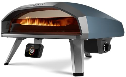 Ooni Koda 2 Pro Gas Pizza Oven – 18 Gas Powered Outdoor Oven with 37 mBar Regulator and Gas Hose, Gas powered Portable Pizza Oven - Slate Blue