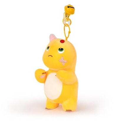 Adorlynetty Nailong Dinosaur Plush Toys Cute Dinosaur Stuffed Animals Pendant for Backpack(Fight)