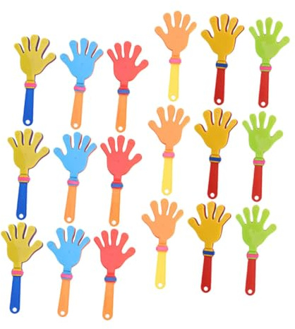 ORFOFE 24piezas Aplausos De Mano Minicajas De Resonancia De Plástico Para Hacer Ruido Para Eventos Deportivos Fiestas