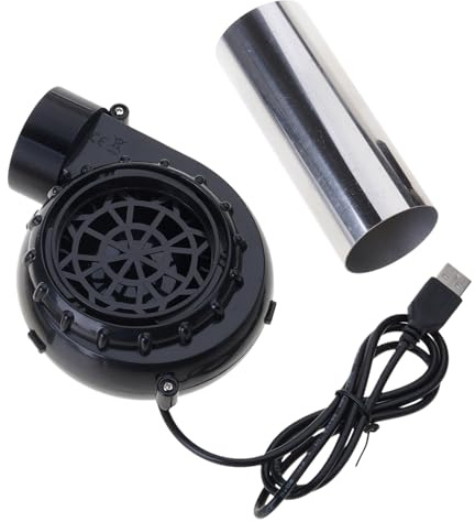 USB BBQ Blower Handheld Grill Fan 5V2A 2650R Adjustment for Outdoor Barbecue Enthusiasts and Camping Cooking Fan Picnic Accessories