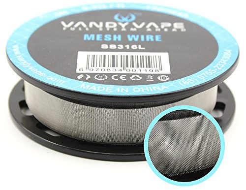 SS316L VandyVape Wire Wickeldraht Draht RBA RDA RDTA RTA Verdampfer, Atomizer, Vandy Vape Edelstahl (MESH - 150mesh)