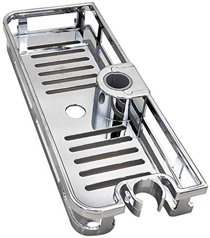 Faderr, mensola portaoggetti da bagno per doccia, asta di sollevamento multifunzione, senza foratura, organizer per doccia, senza bisogno di forature