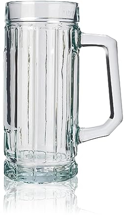 Stölzle Oberglas Gambrinus - Juego de 6 Jarras de Cerveza (0,25 L, Apto para Lavavajillas)