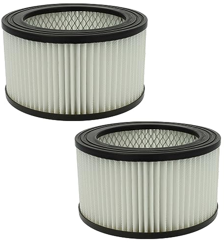 vhbw 2x filtro sostituisce Oxeo 760023 per aspiracenere - filtro HEPA nero/bianco