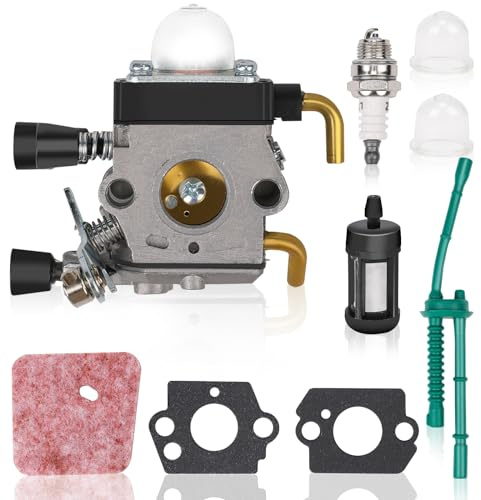 Kit de carburateur de tondeuse à gazon pour STIHL FS45C FS45L FS55 C FS55 T FC55 KM55R HL45 comprend un ensemble complet d'accessoires de carburateur