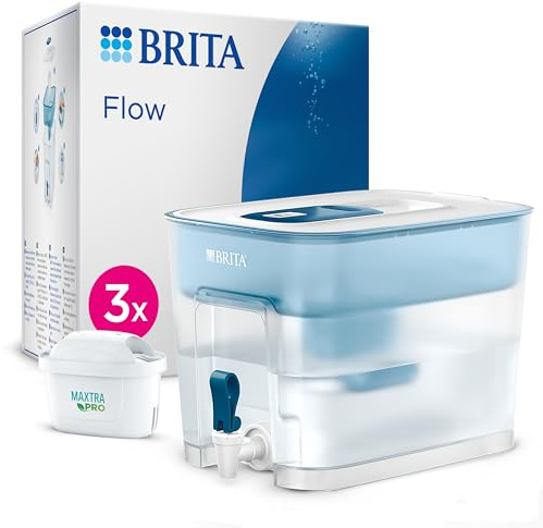 BRITA Flow 3X Maxtra Pro All-in-1 Filter Water Treatment Dispenser (8.2 litres)