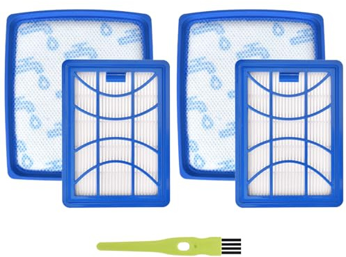 2 Stück Ersatzfilter Zubehör Set für Philips FC9729/09 FC9741/09 FC9742/09 | FC9743/09 FC9744/09 FC9745/09 FC9746/09 PowerPro Expert Staubsauger Ersatzteile Zubehör Filter CP0617