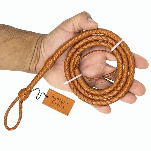 Bantoro Crafts Leather Mini Whip 3 Feet