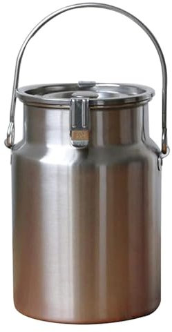 YYRHD-CZ Milchkannen, Weinfässer, Ölfässer, Flüssigkeitstransporttanks, Edelstahl, Auslaufsicher, Rostfrei Und Leicht Zu Reinigen, Geeignet for Bauernhöfe, Restaurants Usw.(3L)