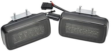 Auto Rücklicht Für Mercedes Für Benz W463 G-Klasse G500 G63 G55 Für AMG 1986-2018 Rote Nebelschlussleuchte mit weißem Rückfahrlicht Auto Bremse Lampe Hinten(Schwarz)