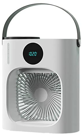 CHEOTIME Aires Acondicionados Portátiles, Mini Aire Acondicionado 900 ML 3 Velocidades Enfriamiento De Bajo Ruido Humidificador USB Enfriador De Aire Portátil para El Hogar