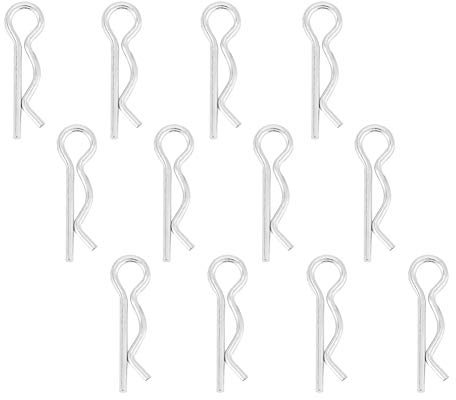 1*18 Mm R -Speisestift R Typ Cotter Stift, Baumpflederstift R -Speisestift R -Clips 1mm Kleine R -Clips Edelstahl Clips Zinkpolierte Stangenstifte Federklammern Haarstift