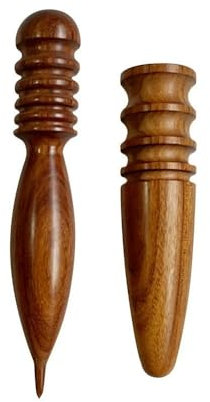 LOUKEKE 1 Set di lucidatrice per Bordi in Pelle, lucidatrice per Legno, Bastoncino per progetti in Pelle