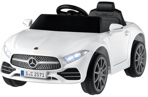 LALAHO Voitures électriques pour Enfants avec Véhicule Électrique 12V | Télécommande 2.4G, Véhicule électrique Enfant 2 Portes avec MP3