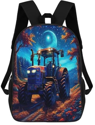 QPIRINMEX CArtables Tracteur Pour Enfant Sacs Scolaires Filles Garçons Sac À Dos Scolaires Sac D'école Pour Fille Fils Outdoor Voyage École Daypacks