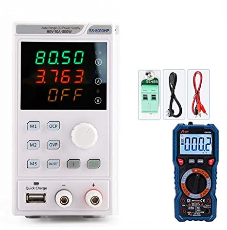 fuente de alimentación de CC, Fuente de alimentación CC de laboratorio Variable ajustable 40V/20A/300W regulador de voltaje estabilizador fuente de alimentación de banco de laboratorio de conmutación(