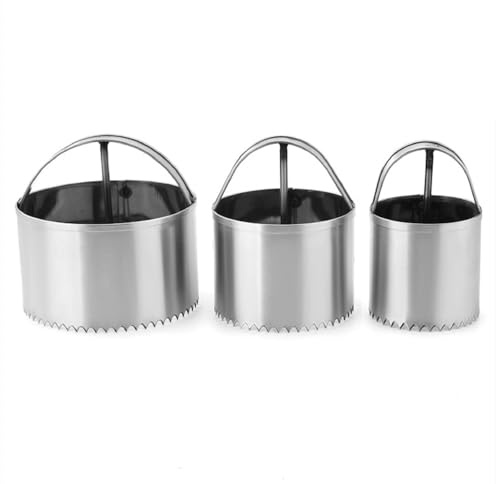 EdirFtra Planter à bulbes, transplantoir à bulbes de Jardinage, planteur à bulbes en Acier Inoxydable, planteurs à bulbes pour bulbes, Fleurs et graines