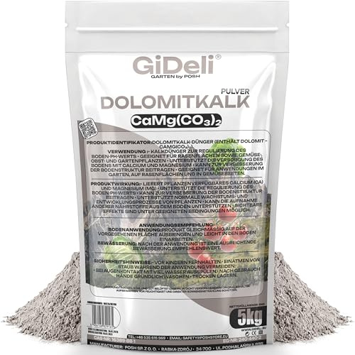 GiDeli Dolomitkalk 5 kg - Gräskalk och Trädgårdskalk