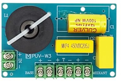 Hangsu Altavoces divisor de frecuencia profesional de 3 vías, filtro de sonido para sonido KTV