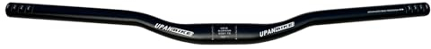 UPANBIKE Fahrrad Lenker 31,8 mm Aluminiumlegierung MTB Lenker Riser Bar für Mountainbike 620 mm, Schwarz
