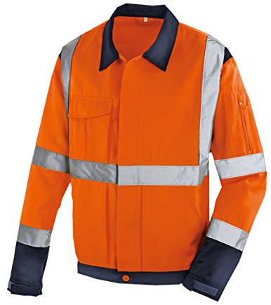 'Texxor 4115 XXXL avvertimento Giacca Protezione Davenport, taglia XXXL, avvertimento Arancione/Blu Marino