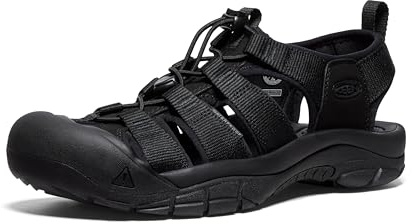KEEN Men's Sandal, Triple Black, 6 UK