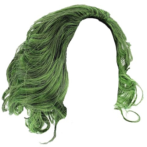 Zac's Alter Ego Crazy Joker Style Green Wig - Perfect Halloween Accessory