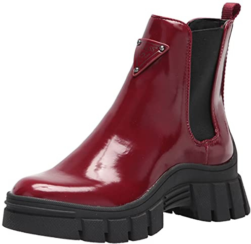 GUESS Damen Hestia Springerstiefel, Rot/Ausflug, einfarbig (Getaway Solids), 38 EU