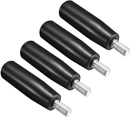 PATIKIL M10 Girevole Volantino Macchina Manico,4pz Maschio Filettato Stelo per Fresatura Macchine