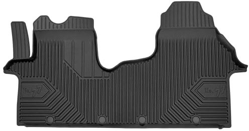 SMK Gummimatten auto fußmatten Satz passend für Renault Trafic III ab 2014 Erleben Sie einen neuen Standard des Reisens mit rutschfesten auto fussmatten - Mehrjahres- auto teppiche für alle Straßenver