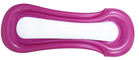 Holibanna Faltbares Schwimmbett Mit Netz Tragbare Aufblasbare Poolmatte Rotes Schwimmpolster Belüftete Schwimmbett-unterlage