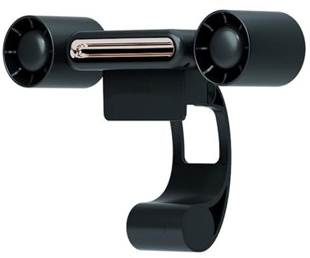 WMDMJT Ventilador de Pantalla de Monitor con Clip, Ventilador de Escritorio de expansión pequeño de Escritorio de Oficina portátil silencioso con Clip, Mini Ventilador de Mesa de PC silencioso,B