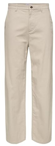 ONSBOB Loose COT LIN 0007 byxa, Silverfoder, 30W / 32L