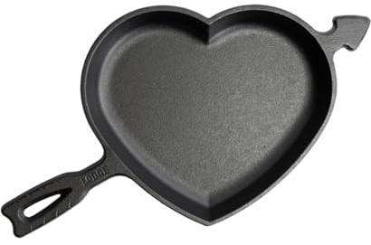 Lodge Sartén de corazón de hierro fundido sazonado
