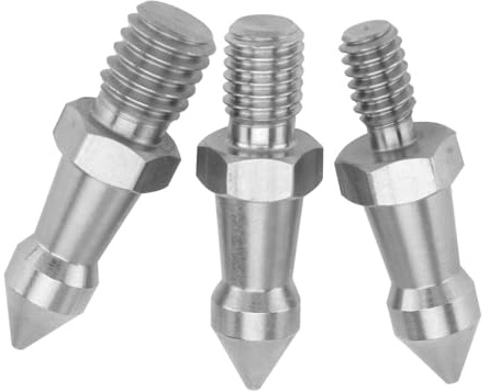 jojofuny 3er Set Edelstahl Kamera Stativ Spike rutschfeste Ersatzspitzen Für Stative Einbeinstative Und Alpenstöcke Fixierungsspitzen Für Outdoor Aktivitäten Kompatibel Mit 3/8 M8