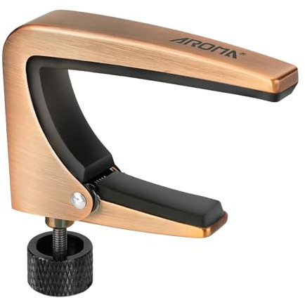 Aroma Cejilla de Guitarra Tensión Ajustable Capo de Rendimiento para Guitarras Acústicas y Eléctricas de 6 Cuerdas
