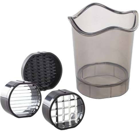 Fruit Vegetable Slicer Clear Fruit Slicer Cup with Metal Blades Fun Kitchen Gadgets for Home Dining Room