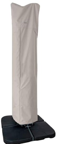 Patio Umbrella Cover - Waterproof Offset & Cantilever Parasol Cover | Fits Curved Cantilever And Straight Pole Outdoor Umbrellas | Durable Weather-Resistant Protection For Garden & Patio Use