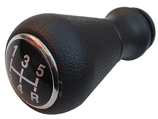 LIANGBAOS Pomos De Palanca De Cambios Palanca De Cambios Manual De 5 Velocidades Para Peugeot 106, 107, 205, 206, 207, 306, 307, 407, 309, 408 Y 508(Negro)