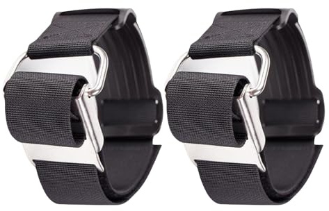 PURPLELILY Confezione da 2 cinghie regolabili per immersioni con fibbie in acciaio inox per esperienze subacquee Scubas Tank Band ARA BCD Tank Strap