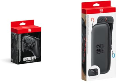 Nintendo Switch 2 Pro Controller edizione speciale Resident Evil Requiem + Custodia e Pellicola protettiva ufficiale Switch 2