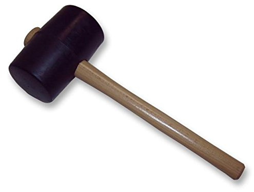 Mallet, Rubber - Black 1100G | Hammers Mallet Tools, 1 X Qty - 957