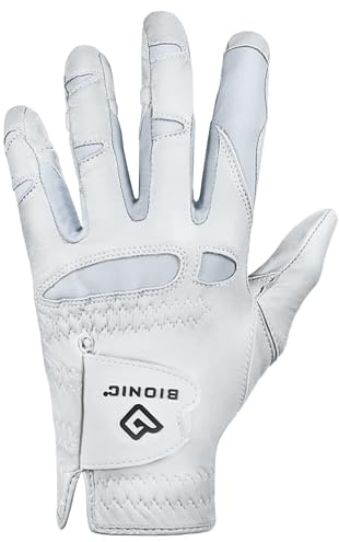 Bionic Women's StableGrip with NaturalFit 2.0 Cabretta Leather Golf Glove (Small, Left)