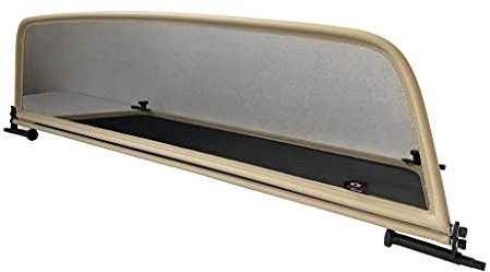 PureWind Windschott kompatibel mit VW Beetle Typ 5C7 Baujahr 2012-2019 (Beige) – Windschott Universal mit Schnellverschluss ohne Tasche
